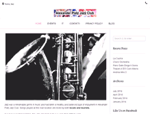 Tablet Screenshot of alexanderplatzjazzclub.com